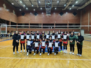 قهرمانی دختران والیبالیست باشگاه فرهنگی ورزشی پتروشیمی مارون در لیگ برتر