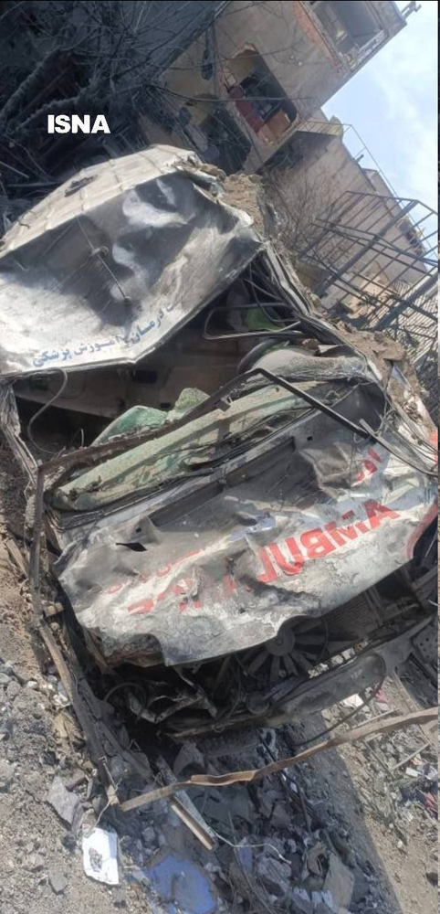 حمله به آمبولانس اورژانس